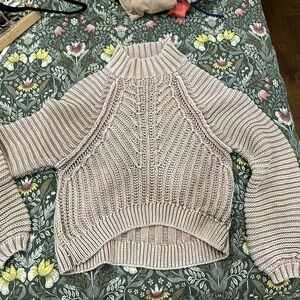 Free people chunky knit sweater